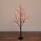 4ft. Orange & Purple LED Pre-Lit Halloween Deluxe Black Twig Artificial Fall Tree